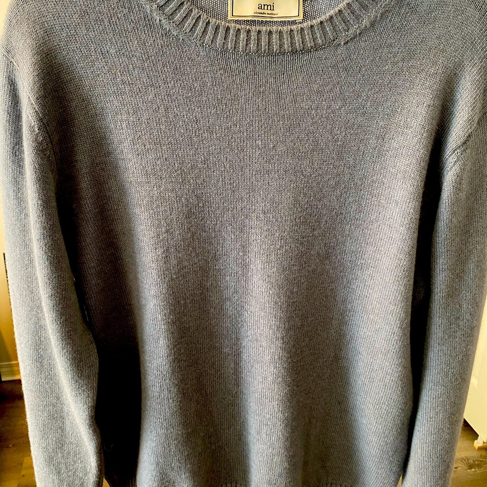 Ami Alexandre Mattiussi Sweater light blue